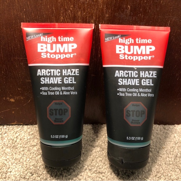 X2 High Time Bump Stopper Arctic Haze Shave Gel Tea Tree Oil & Aloe Vera, 5.3oz - Picture 1 of 7